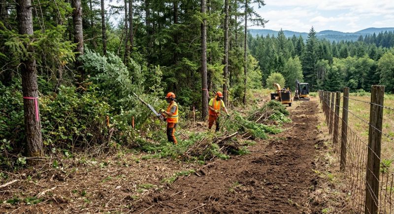 Pine Tree Clearing in Houston, TX