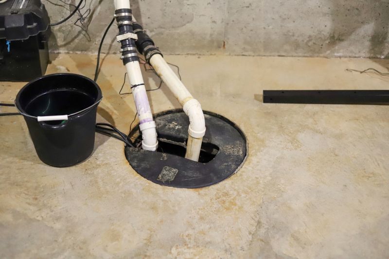Basement Drainage Installation in Manchester, NH