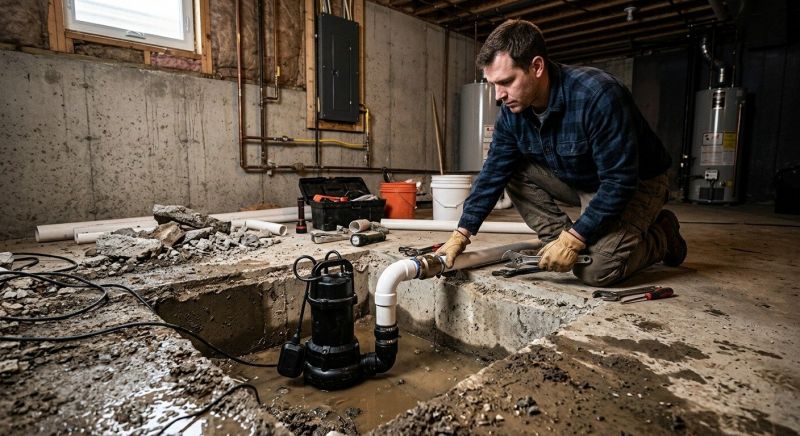 Basement Sump Pump Service in Warwick, RI