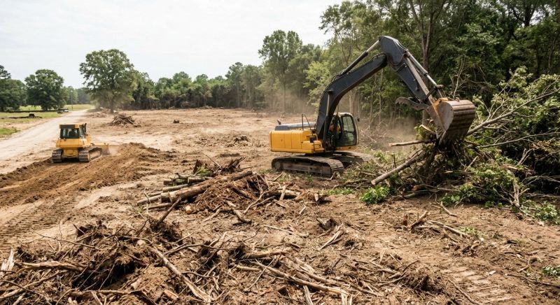 Commercial Land Preparation in Houston, TX