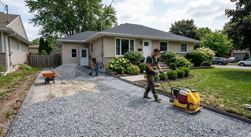 Gravel Pad Installation in Calvert County, MD