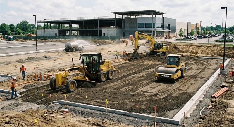 Parking Lot Excavation in South Houston, TX