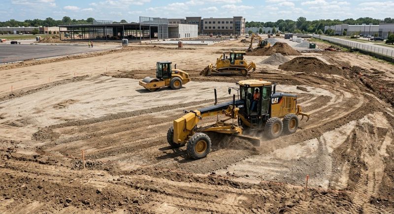 Parking Lot Excavation in Ellijay, GA