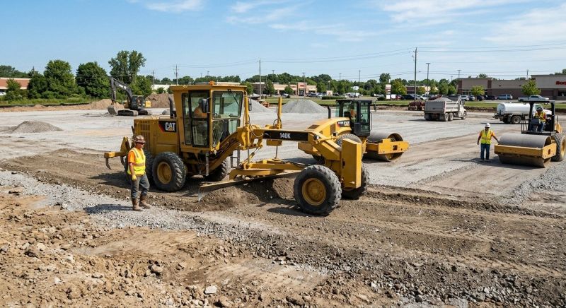 Parking Lot Leveling in Katy, TX