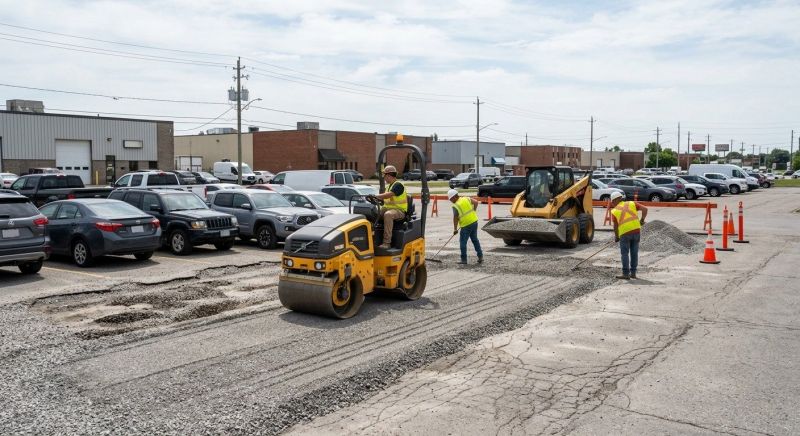 Parking Lot Leveling in Park City, UT